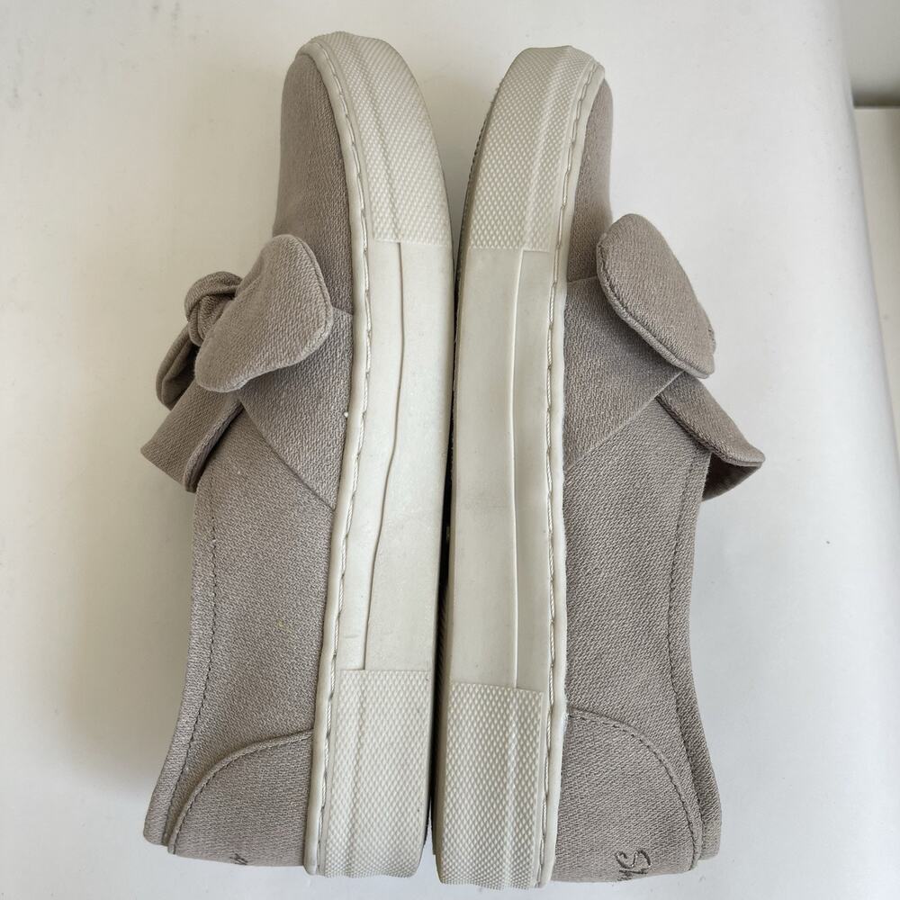 Skechers Bow Sneakers Women 7 Shoes Slip On Memory Foam Comfort Loafers - Picture 10 of 11